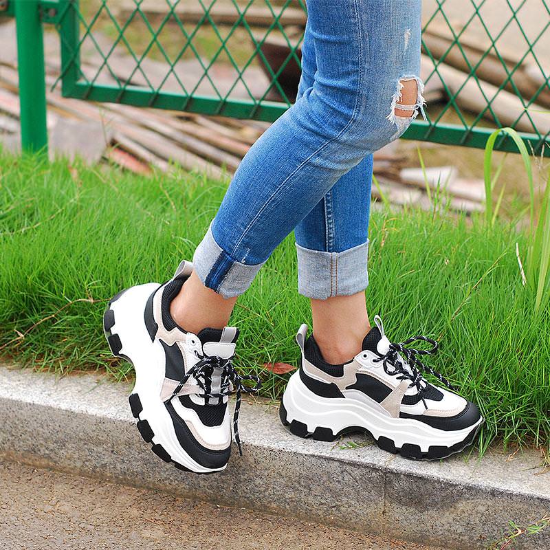 Chunky Fashion Breathable Sneakers Women's Casual Shoes GOS0337 | Touchy  Style